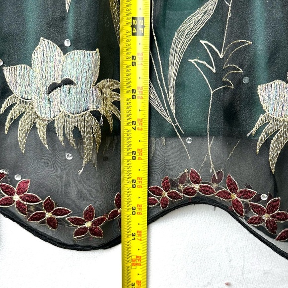 Vintage de Lanthume Embroidered Sweater & Skirt Set Elegant Party - Picture 15 of 15